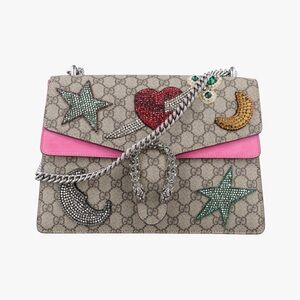 Dionysus Embellished Shoulder BagGG Supreme with Crystal Appliqués
c. 2016-2018